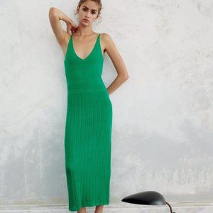 ZARA NWT Long Strappy Dress S